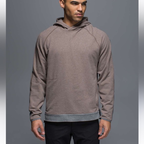 Lululemon Athletica Synth Hoodie Heathered Soft Earth Size XL